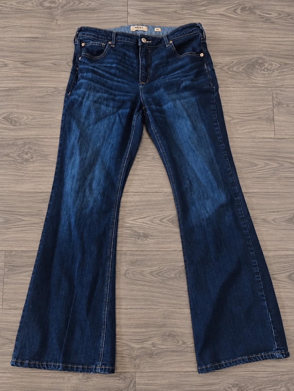 Ariat Real Denim HR Ballary Bootcut Jeans 34R Dark Wash